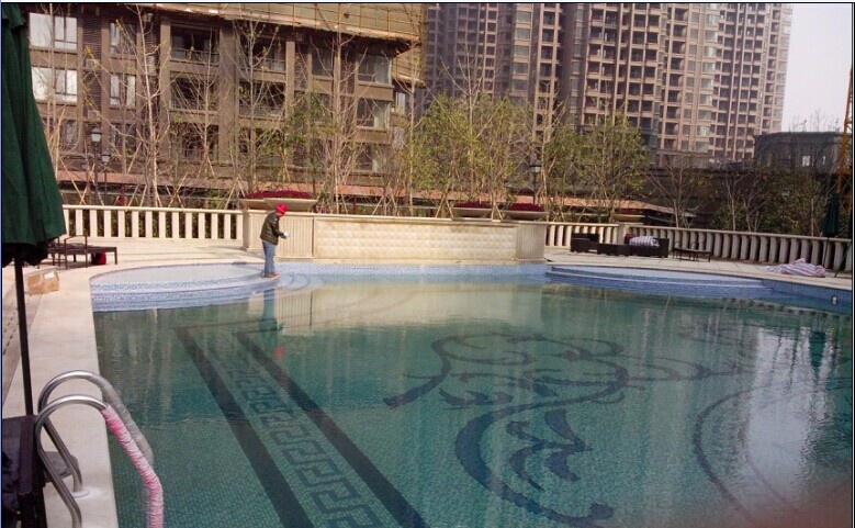 南昌国贸地产阳光游泳池竣工图片